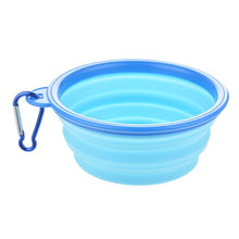Load image into Gallery viewer, Dog Water Food Container Collapsible Silicone Folding Dog Cat Bowl Outfit Portable Travel Bowl Dog Feeder Cup Pet Accessories
