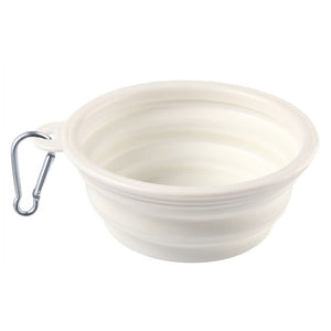 Dog Water Food Container Collapsible Silicone Folding Dog Cat Bowl Outfit Portable Travel Bowl Dog Feeder Cup Pet Accessories