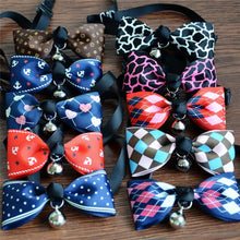 Load image into Gallery viewer, 1Pc New Fashion Adjustable Puppy Kitten Dog Cat Pet Bow Tie With Bell Necktie Collar Lovely Pets Grooming Accessories
