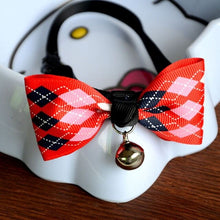 Load image into Gallery viewer, 1Pc New Fashion Adjustable Puppy Kitten Dog Cat Pet Bow Tie With Bell Necktie Collar Lovely Pets Grooming Accessories
