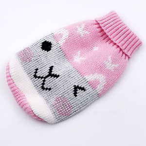 Winter Cartoon Cat Clothes Warm Christmas Cat Sweater For Small Dogs Clothes Pet Clothing Dog Coat Jacket Kitty Ropa Para Perros