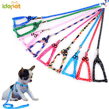 Load image into Gallery viewer, Pet Dog Harness Adjustable Pet Leashes Puppy Collar for Small Dogs Cat Harness Medium Dog Accessories Outdoor Walk Arnes Perro
