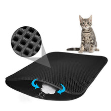 Load image into Gallery viewer, Waterproof Cat Litter Mat EVA Double Layer Cat Litter Trapping Pet Litter Cat Mat Clean Pad Products For Cats Accessories
