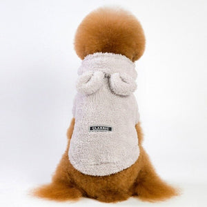 Pink Ears Cat Clothes Winter Pet Puppy Kitten Coat Jacket for Small Medium Dogs Cats Chihuahua Yorkshire Clothing Costume S-2XL