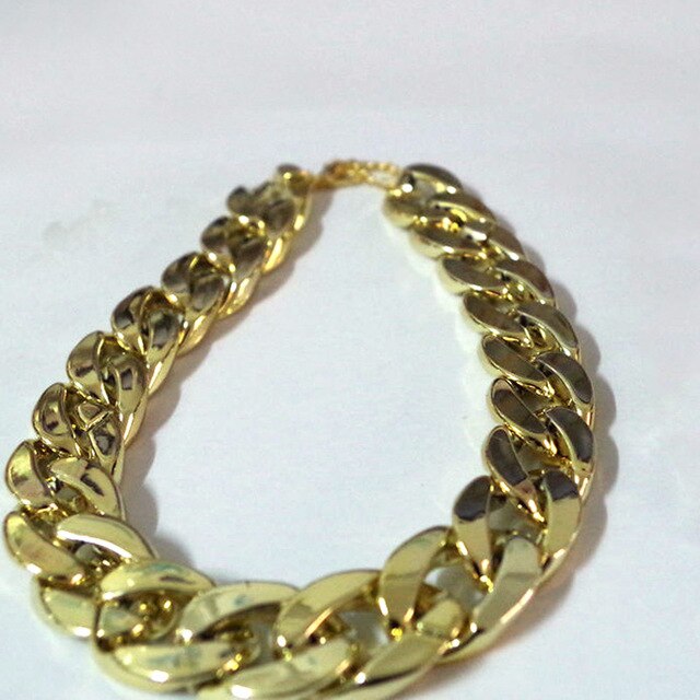 Adjustable Pet Puppy Small Dog Chain Collar Punk Gold Plated Cat Safety Collar