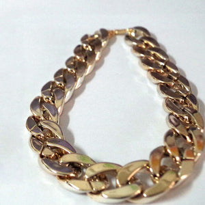 Adjustable Pet Puppy Small Dog Chain Collar Punk Gold Plated Cat Safety Collar
