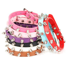Load image into Gallery viewer, Small Dogs Collars Spiked Rivet Puppy Necklace For Pets Cats Collar Accessories Supplies collar perro collier chien
