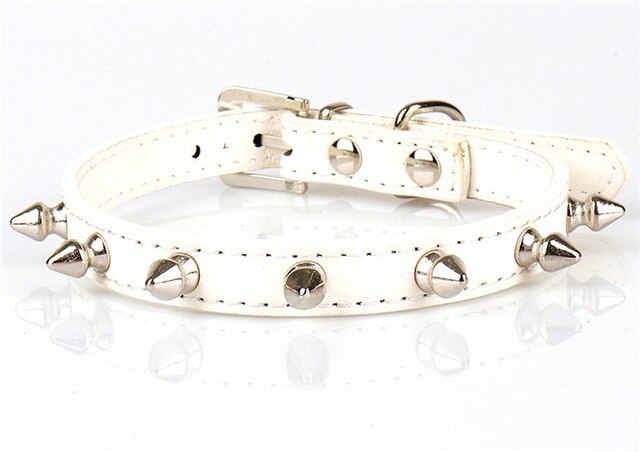 Small Dogs Collars Spiked Rivet Puppy Necklace For Pets Cats Collar Accessories Supplies collar perro collier chien