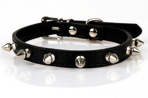 Small Dogs Collars Spiked Rivet Puppy Necklace For Pets Cats Collar Accessories Supplies collar perro collier chien