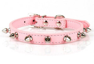 Small Dogs Collars Spiked Rivet Puppy Necklace For Pets Cats Collar Accessories Supplies collar perro collier chien