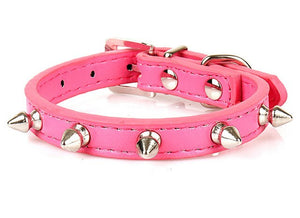 Small Dogs Collars Spiked Rivet Puppy Necklace For Pets Cats Collar Accessories Supplies collar perro collier chien