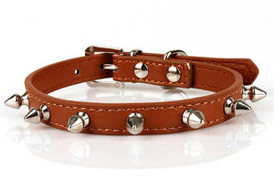 Small Dogs Collars Spiked Rivet Puppy Necklace For Pets Cats Collar Accessories Supplies collar perro collier chien