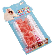 Load image into Gallery viewer, 20 Pcs Silicone Soft Cat Dog Nail Caps Cat Paw Care Pet Nail Protector Cat Nail Cover Paws Protection Pet Accessories Free Glue
