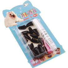 Load image into Gallery viewer, 20 Pcs Silicone Soft Cat Dog Nail Caps Cat Paw Care Pet Nail Protector Cat Nail Cover Paws Protection Pet Accessories Free Glue

