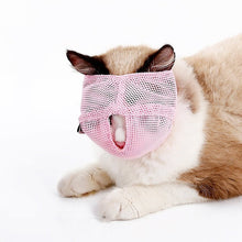 Load image into Gallery viewer, Anti Bite Cat Muzzle Multifunctional Breathable Mesh Cat Travel Tool Bath Beauty Grooming Supplies Cat Bathing Pet Accessories
