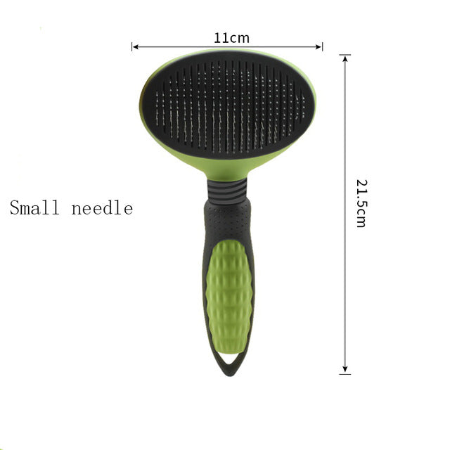 Handle Shedding Pet Dog Cat Auto Hair Brush Fur Grooming Trimmer Comb Pet Slicker Brush Cheap Pet Products Dog Accessories