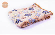 Load image into Gallery viewer, Hot Winter Use Dog Accessories Puppy Bed Blanket Fleece Warm Soft Touch Large Size Dog Cat Sleeping Blanket Mats Pets Supplier
