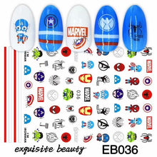Load image into Gallery viewer, Self-Adhesive cute cartoon Animal Mickey Kumamon Cat 3d Nail Decal Stickers Manicure tools Nail Art Decoration Accessories
