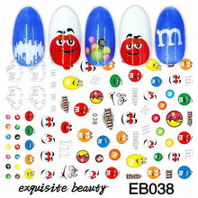 Load image into Gallery viewer, Self-Adhesive cute cartoon Animal Mickey Kumamon Cat 3d Nail Decal Stickers Manicure tools Nail Art Decoration Accessories
