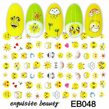 Load image into Gallery viewer, Self-Adhesive cute cartoon Animal Mickey Kumamon Cat 3d Nail Decal Stickers Manicure tools Nail Art Decoration Accessories
