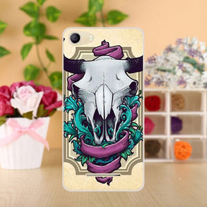 Anunob Case For BQ BQS-5065 Choice BQS 5065 Cases Silicone Soft TPU Covers 5.0 inch Painted Cat Pig Tigers Phone Bags Cover