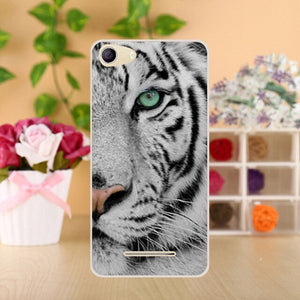 Anunob Case For BQ BQS-5065 Choice BQS 5065 Cases Silicone Soft TPU Covers 5.0 inch Painted Cat Pig Tigers Phone Bags Cover