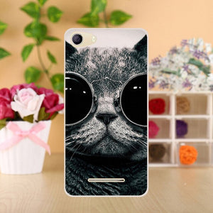 Anunob Case For BQ BQS-5065 Choice BQS 5065 Cases Silicone Soft TPU Covers 5.0 inch Painted Cat Pig Tigers Phone Bags Cover