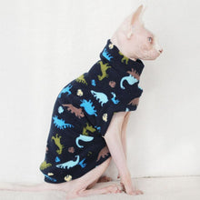 Load image into Gallery viewer, Animal shaped hairless cat pet clothes plus velvet tide brand ins style spring and autumn winter sweater warm sphinx special
