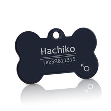 Load image into Gallery viewer, YVYOO Free engraving Stainless steel Pet cat collar accessories customized dog cat ID tag name telephone Multiple languages AA08
