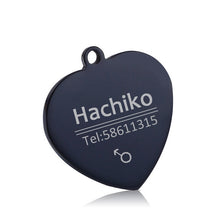 Load image into Gallery viewer, YVYOO Free engraving Stainless steel Pet cat collar accessories customized dog cat ID tag name telephone Multiple languages AA08
