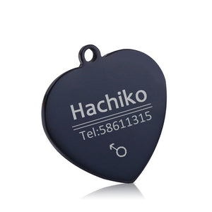 YVYOO Free engraving Stainless steel Pet cat collar accessories customized dog cat ID tag name telephone Multiple languages AA08