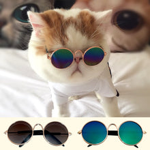 Load image into Gallery viewer, Cat Sunglasses Dog Cats Kitten Pet Accessories Summer Dogs Cats Glasses Grooming Products Black Green Colors
