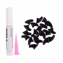 Load image into Gallery viewer, 20Pcs Soft Cat Nail Caps Silicone Paw Claw Pet Nails Protector Cover With Glue And Applictor Protection Pet Grooming Accessories
