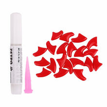 Load image into Gallery viewer, 20Pcs Soft Cat Nail Caps Silicone Paw Claw Pet Nails Protector Cover With Glue And Applictor Protection Pet Grooming Accessories
