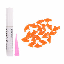 Load image into Gallery viewer, 20Pcs Soft Cat Nail Caps Silicone Paw Claw Pet Nails Protector Cover With Glue And Applictor Protection Pet Grooming Accessories
