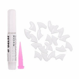 20Pcs Silicone Soft Pet Nail Covers Cat Nails Caps Pets Claw Paws Cover With Free Glue And Applicator Protection Pet Accessories