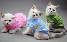 Load image into Gallery viewer, NEW Dog Cat Sweater Sphinx Cat Coat Spagetti Warm Autumn Winter  Pet Jumper Cat Clothes For Small Cat Dog Pets
