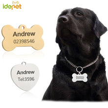 Load image into Gallery viewer, Customized Dogs Collars and Harnesses Custom Dog Sheet Personalized Cat Dogs Tag Engraved Collar Dog ID Tag Name and Phone
