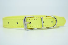 Load image into Gallery viewer, PU Leather Solid Soft Colorful Pet Dog Collar For Small Medium Large Dogs Neck Strap Adjustable Safe Puppy Kitten Cats Collar
