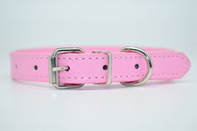 Load image into Gallery viewer, PU Leather Solid Soft Colorful Pet Dog Collar For Small Medium Large Dogs Neck Strap Adjustable Safe Puppy Kitten Cats Collar
