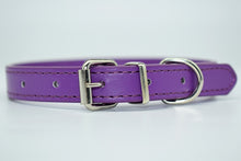 Load image into Gallery viewer, PU Leather Solid Soft Colorful Pet Dog Collar For Small Medium Large Dogs Neck Strap Adjustable Safe Puppy Kitten Cats Collar
