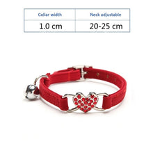 Load image into Gallery viewer, Dog Collar For Dogs Cat Collars Solid Rhinestone Crystal Velvet Crown Pet Collar Chihuahua Pitbull Dog Leash Pet Products PQ013
