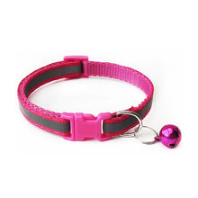 Load image into Gallery viewer, High Quality Pet Collars Adjustable Necklace Collar 1PC Puppy Cat Popular With Bells Dog Collars Pet Supplies Reflective Light
