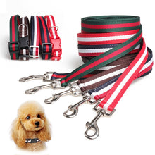 Load image into Gallery viewer, Dog or Cat Leash Collar Set 50&quot; Length Leash 10&quot;~20&quot; Adjustable Collar Pet Outdoor Walk Leash Collar Set Fashion Pet Decoration
