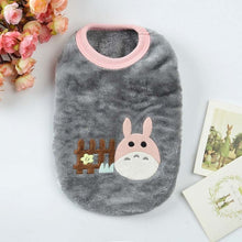 Load image into Gallery viewer, 2019 New Warm Fleece Pet Clothes Cute Cartoon Puppy Shirts for Dogs Cat Vest T Shirt Pet Christmas Costume for Kitten Teacup 10E
