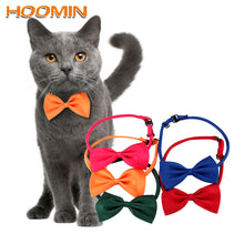 Load image into Gallery viewer, HOOMIN Necktie Clothes Puppy Pets Neck Tie Pet Cat Dog Collar Bow Tie Adjustable Neck Strap Cat Dog Grooming Accessories
