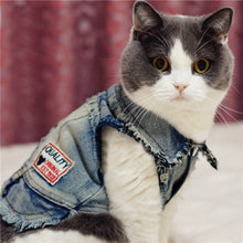 Load image into Gallery viewer, Dog Clothes Denim Jacket Fashion Pet Clothes For Puppy Chihuahua Dogs Cowboy Clothing Spring And Autumn Cat Coat Jeans 05
