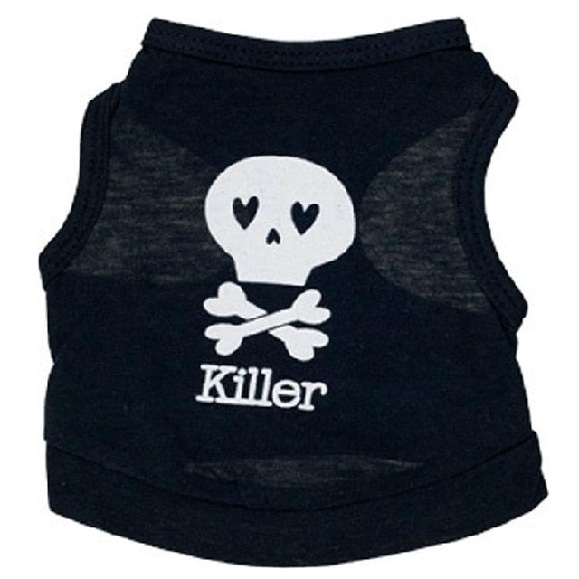 Pet Cat Costume Small Dog Cat Clothes Cute Puppy Cat Kitten T-shirt Summer Vest Shirt Apparel for Spring and Summer 23