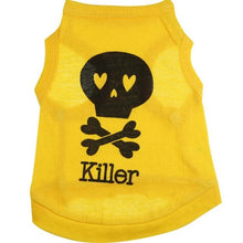 Load image into Gallery viewer, Pet Cat Costume Small Dog Cat Clothes Cute Puppy Cat Kitten T-shirt Summer Vest Shirt Apparel for Spring and Summer 23

