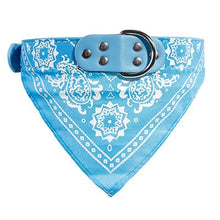 Load image into Gallery viewer, Puppy Neckerchief Adjustable Pet Dog Cat Neck Bandana Collar Scarf Accessories for Cats &amp; Small Dogs Black Red Blue Pink Purple
